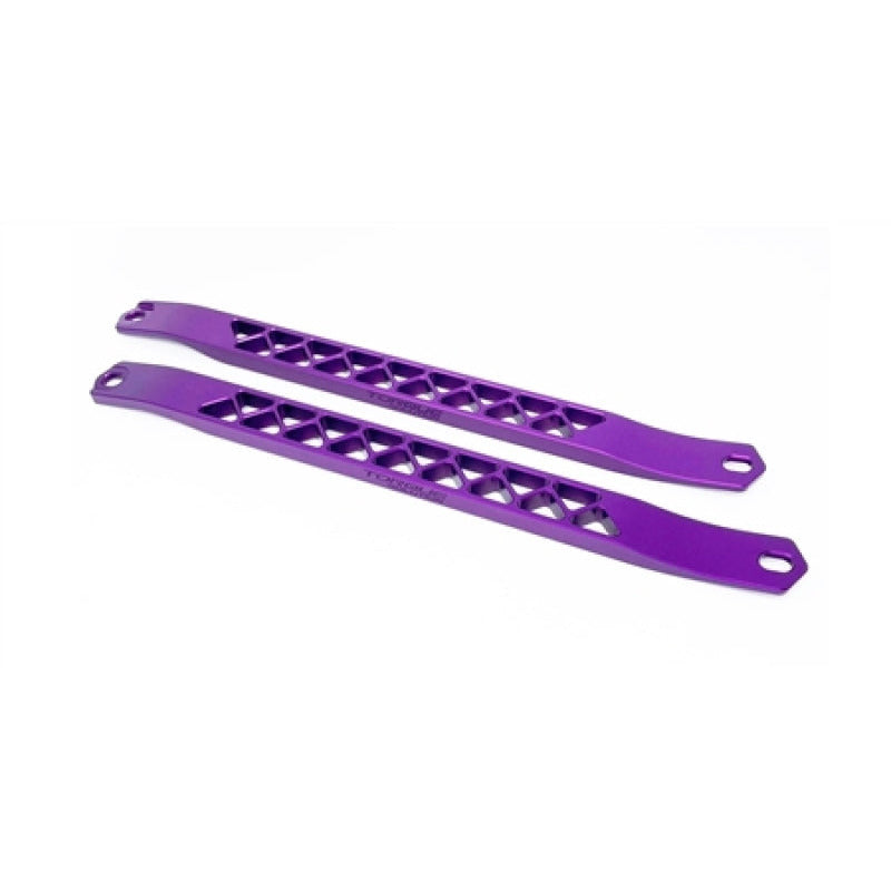 Torque Solution Billet Strut Cross Braces (Purple) Toyota GR Supra MKV A90 / A91 Torque Solution Strut Bars