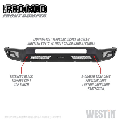 Westin 2011-2016 Ford F-250/350/450/550 Super Duty Pro-Mod Front Bumper