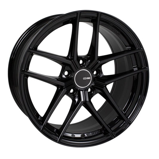 Enkei TY5 18x8 5x108 40mm Offset 72.6mm Bore Black Wheel Enkei Wheels - Cast