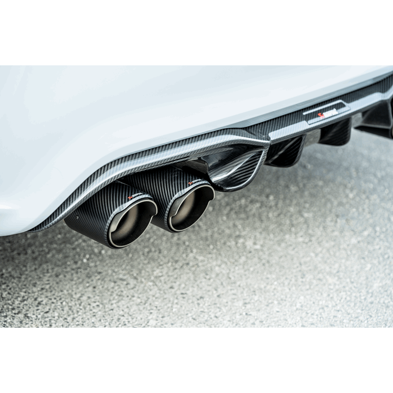 Akrapovic 2018+ BMW M2 Competition/M2 CS (F87N) Slip-On Line (Titanium) w/Carbon Fiber Tips Akrapovic Muffler