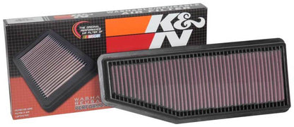 K&N 2019 Jeep Cherokee L4-2.0L F/I Turbo Replacement Drop In Air Filter