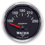 Autometer GS 52mm 100-250 Deg F Short Sweep Electronic Water Temperature Gauge AutoMeter Gauges