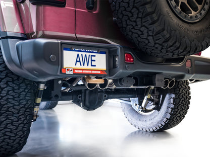 AWE 21+ Wrangler 392 Switchpath Cat-Back Exhaust- Quad BashGuards