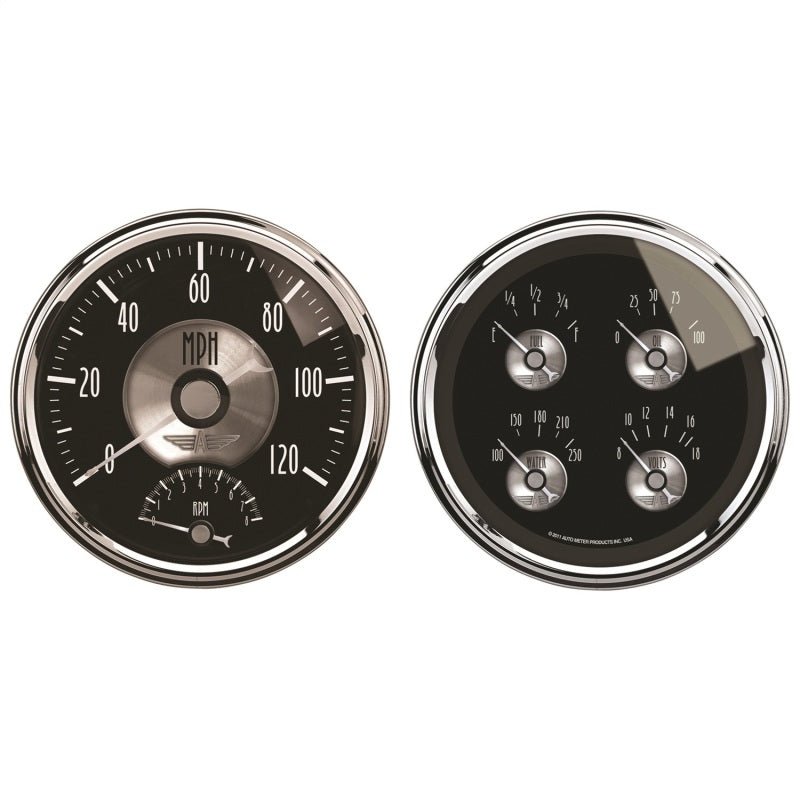 Autometer Prestige Series Black Diamond 5in Gauge Box Kit-Tachometer/Speedometer Combo / Oil Pressu AutoMeter Gauges