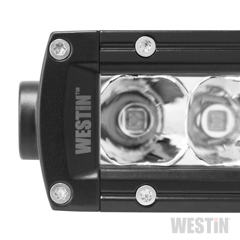 Westin Xtreme LED Light Bar Low Profile Single Row 6 inch Flood w/5W Cree - Black