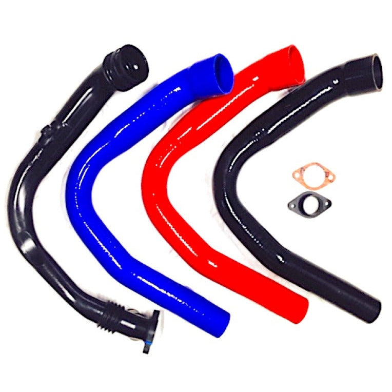 AVO 15+ Subaru WRX / 13+ Subaru Forester Silicone Inlet Hose Kit - Black AVO Air Intake Components