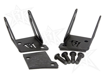 Rigid Industries Jeep JK - A-Pillar Mount Kit - Mounts set of Dually/D2