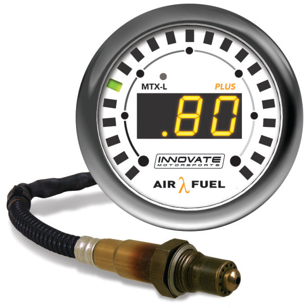 Innovate MTX-L PLUS Digital Air/Fuel Ratio Gauge Kit 8ft w/O2 Sensor Innovate Motorsports Gauges