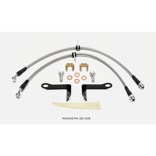 Wilwood Flexline Kit Rear 07-11 Ford Mustang GT w/ ABS OE Replacement Wilwood Brake Line Kits