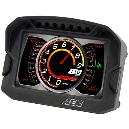 AEM CD-5G Carbon Digital Dash Display w/ Interal 10Hz GPS & Antenna AEM Gauges