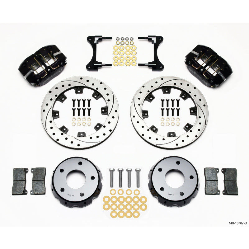 Wilwood Dynapro Radial Front Drag Kit 11.75in Vented Drilled 98-02 Camaro/Firebird Wilwood Big Brake Kits