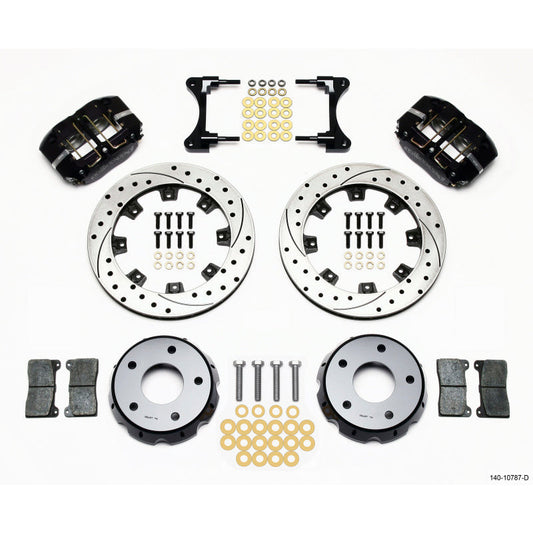 Wilwood Dynapro Radial Front Drag Kit 11.75in Vented Drilled 98-02 Camaro/Firebird Wilwood Big Brake Kits