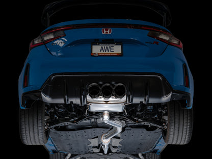 AWE Tuning 2023 Honda Civic Type R FL5 Touring Edition Exhaust w/ Triple Diamond Black Tips