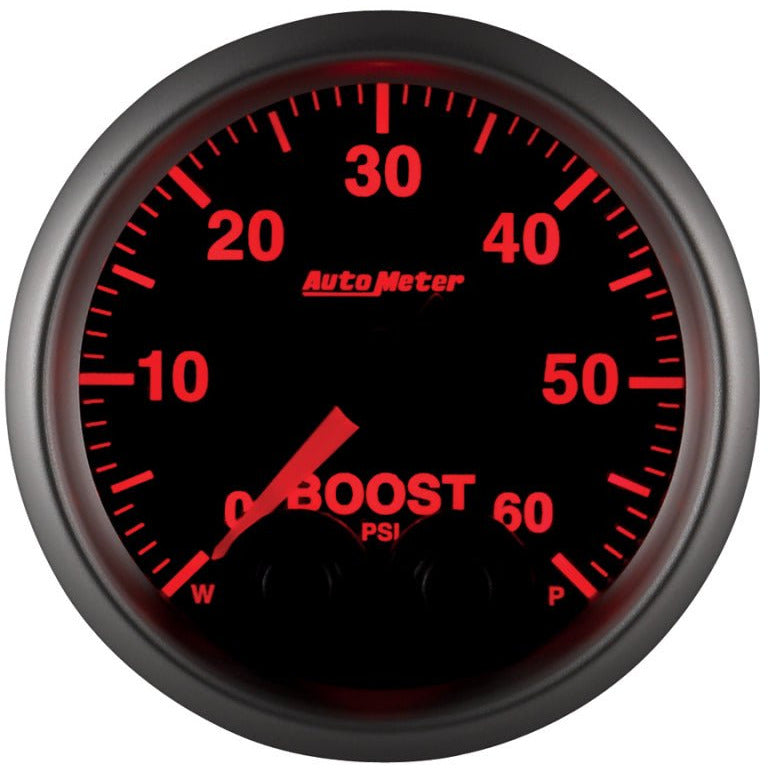 Autometer Elite 52mm 0-60 PSI Boost Peak & Warn w/ Electronic Control Gauge AutoMeter Gauges