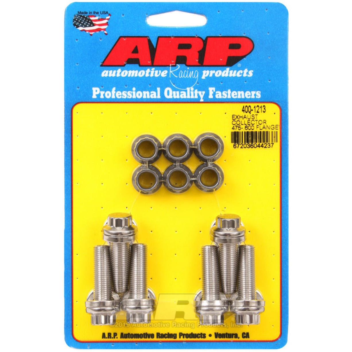 ARP Exhaust Collector .475-.600 Flange Bolt Kit ARP Uncategorized
