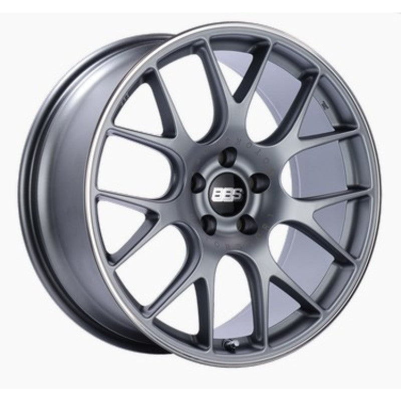 BBS CH-R 20x9 5x112 ET25 CB66.5 Satin Titanium Polished Rim Protector Wheel BBS Wheels - Cast