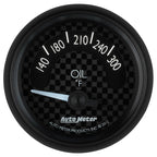 Autometer GT Series 52mm Short Sweep Electronic 140-300 Deg F Oil Temperature AutoMeter Gauges