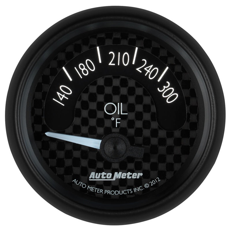 Autometer GT Series 52mm Short Sweep Electronic 140-300 Deg F Oil Temperature AutoMeter Gauges