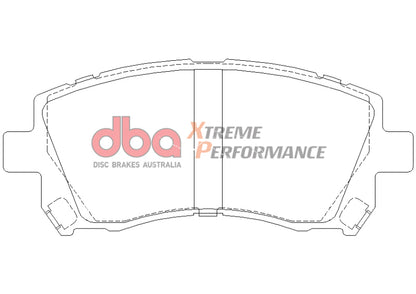 DBA 02-03 Subaru WRX / 98-01 Subaru Impreza XP650 Front Brake Pads