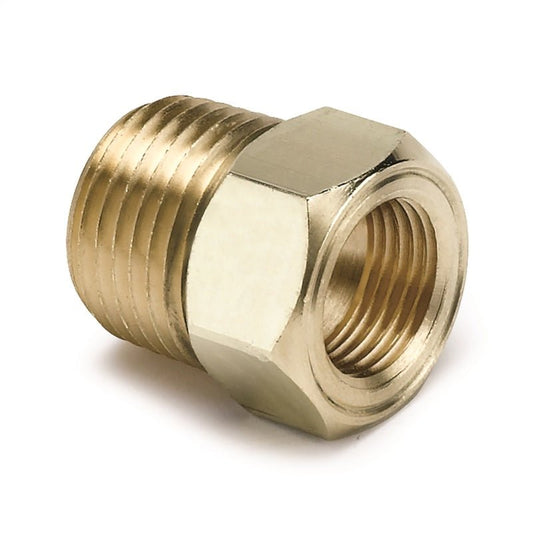 Autometer 1/2 inch NPT Male Brass for Mechanical Temp. Gauge Adapter AutoMeter Uncategorized