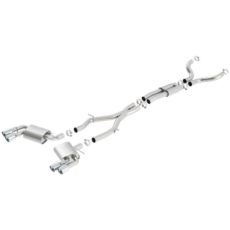 Borla Chevy 16-17 Camaro 6.2L ATAK Catback w/ Dual Tips (NPP) Dual Split Rear Exit Borla Catback