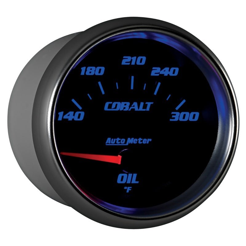 Autometer Cobalt 66.7mm 140-300 Degree F Electric Oil Temperature Gauge AutoMeter Gauges
