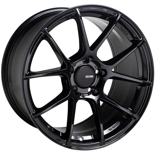 Enkei TS-V 17x8 5x114.3 35mm Offset 72.6mm Bore Glass Black Wheel Enkei Wheels - Cast