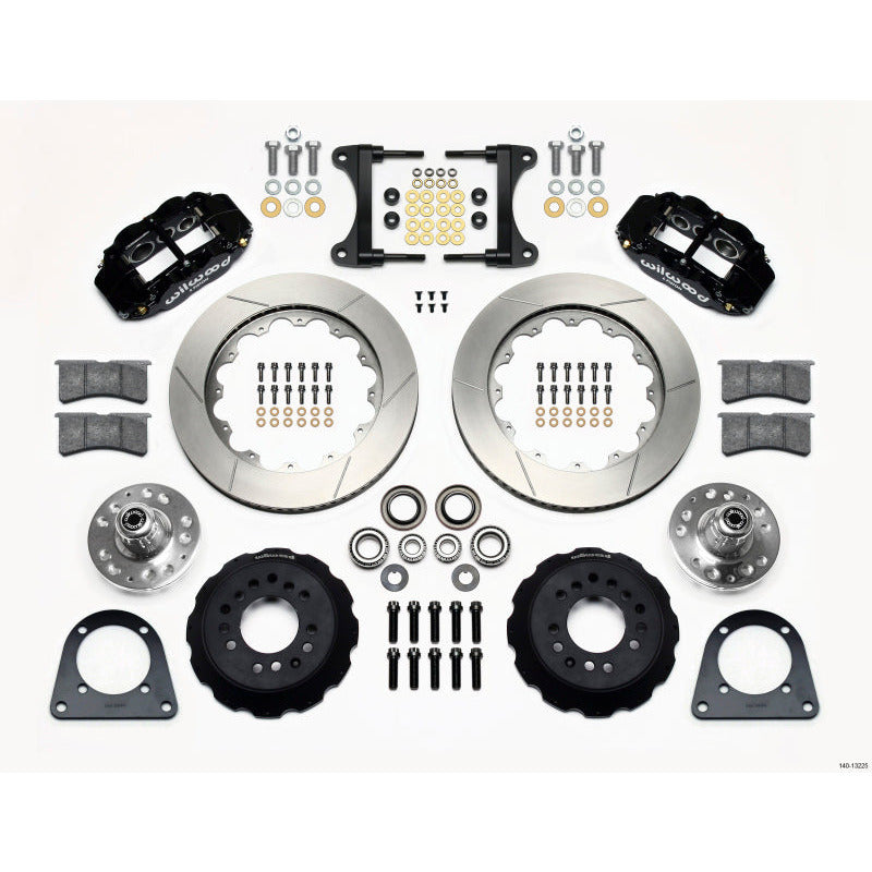 Wilwood Narrow Superlite 6R Front Hub Kit 14.00in TCI-IFS 71-78 (Pinto Based) Wilwood Big Brake Kits