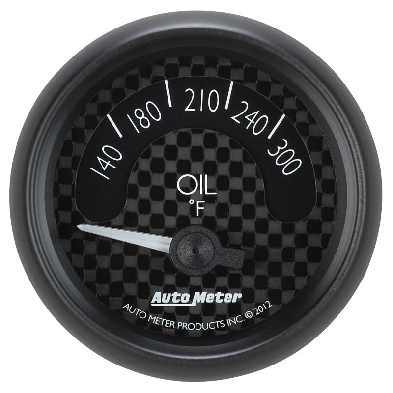 Autometer GT Series 52mm Short Sweep Electronic 140-300 Deg F Oil Temperature AutoMeter Gauges