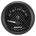 Autometer GT Series 52mm Short Sweep Electronic 140-300 Deg F Oil Temperature AutoMeter Gauges