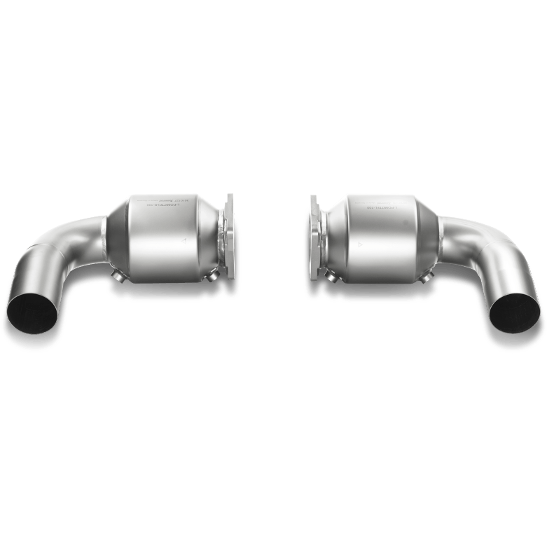 Akrapovic 10-13 Porsche 911 Turbo/Turbo S (997) Link Pipe Set w/ Cat (Titanium) Akrapovic Connecting Pipes