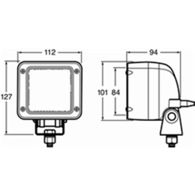 Hella Worklight 1GA Hella Work Lights