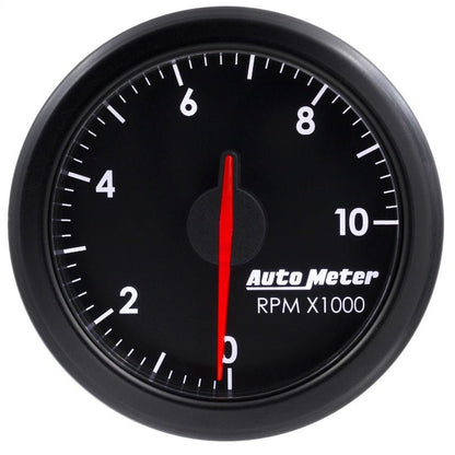 Autometer Airdrive 2-1/6in Tachometer Gauge 0-10K RMP - Black AutoMeter Gauges