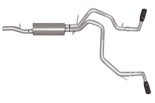 Gibson 10-14 Chevrolet Tahoe LS 5.3L 2.25in Cat-Back Dual Extreme Exhaust - Aluminized