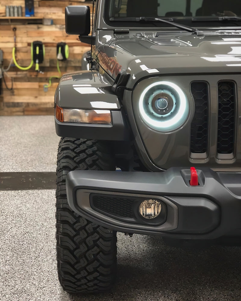 Oracle Jeep JL/Gladiator JT Oculus Bi-LED Projector Headlights - Amber/White Switchback SEE WARRANTY