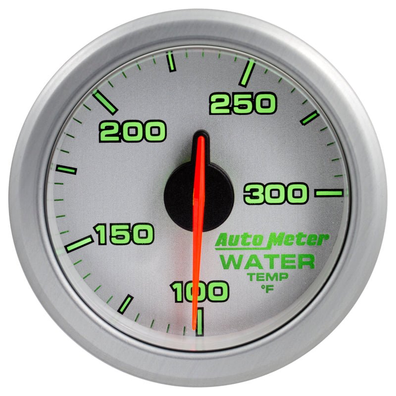 Autometer Airdrive 2-1/6in Water Temperature Gauge 100-300 Degrees F - Silver AutoMeter Gauges