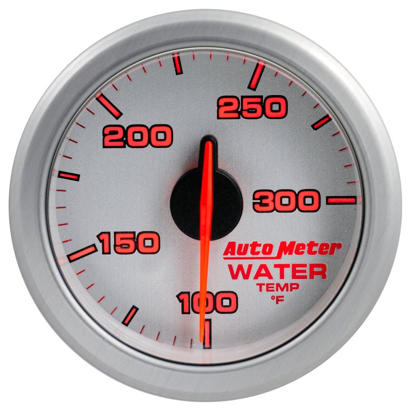 Autometer Airdrive 2-1/6in Water Temperature Gauge 100-300 Degrees F - Silver AutoMeter Gauges
