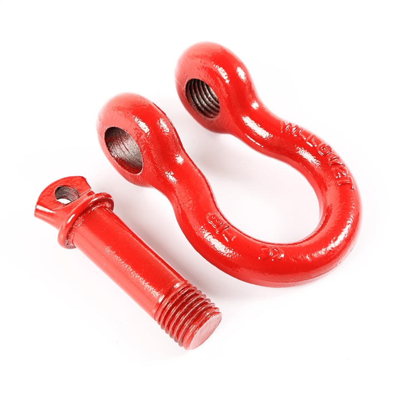 Rugged Ridge Red 7/8in D-Shackles Rugged Ridge Shackle Kits