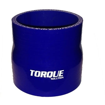 Torque Solution Transition Silicone Coupler: 2.75 inch to 3 inch Blue Universal Torque Solution Silicone Couplers & Hoses