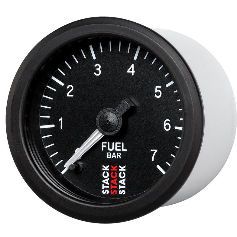 Autometer Stack 52mm 0-7 Bar M10 Male Pro Stepper Motor Fuel Pressure Gauge - Black AutoMeter Gauges