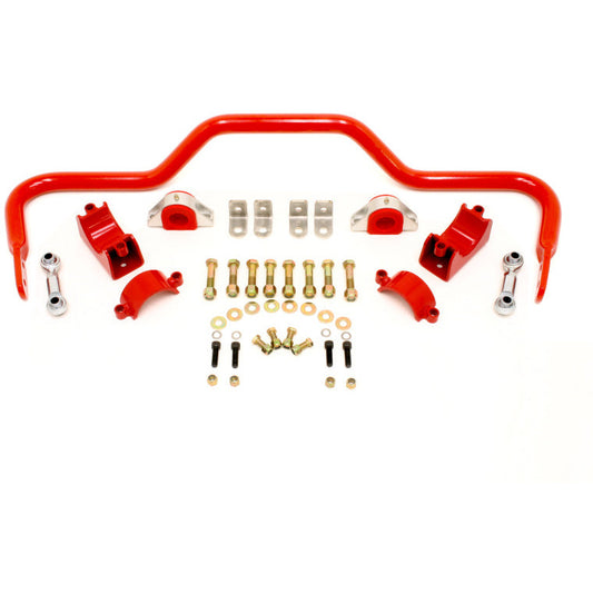BMR 78-87 G-Body w/ 2.75in Axles Rear Solid 1.375in Xtreme Anti-Roll Bar Kit - Red BMR Suspension Sway Bars