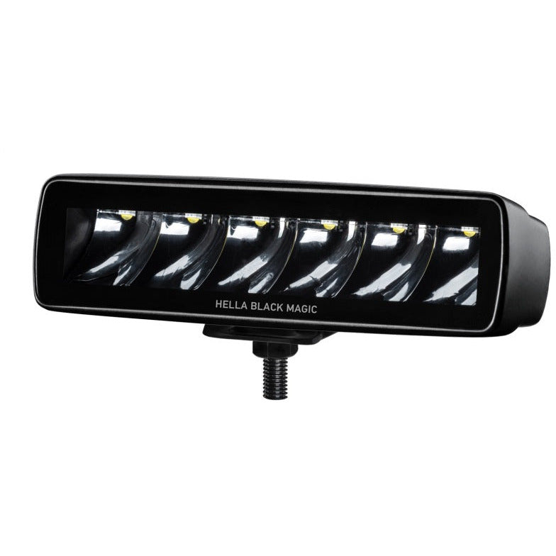 Hella Universal Black Magic 6 L.E.D. Mini Light Bar - Spot Beam Hella Fog Lights