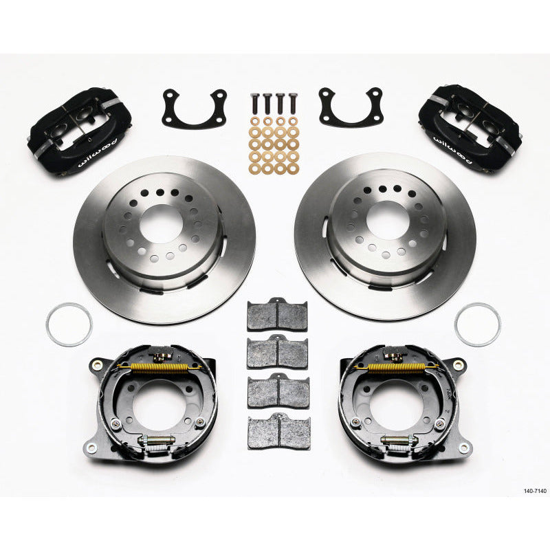 Wilwood Forged Dynalite P/S Park Brake Kit New Big Ford 2.50in Offset Wilwood Big Brake Kits