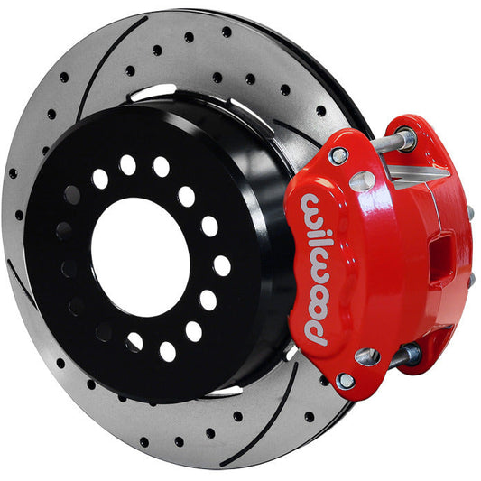 Wilwood D154 P/S P-B Kit Drilled-Red Small Ford 2.66in Offset Wilwood Big Brake Kits