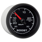 Autometer ES 52mm Full Sweep Electronic 30 In Hg-Vac/30 PSI Vacuum/Boost Gauge AutoMeter Gauges