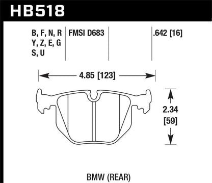 Hawk LTS Street Brake Pads