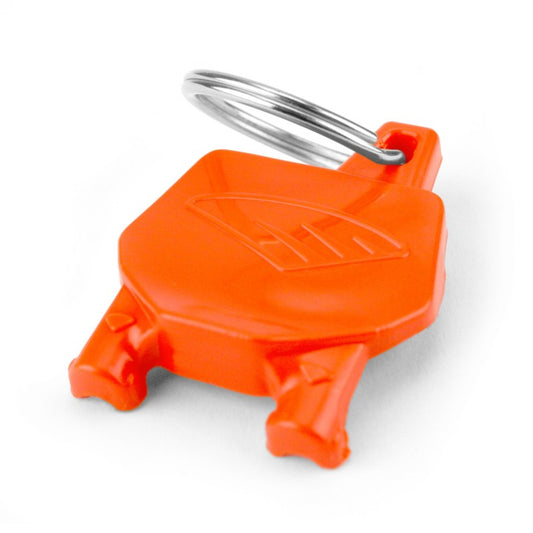 Cycra Key Ring with Number Plate - Orange
