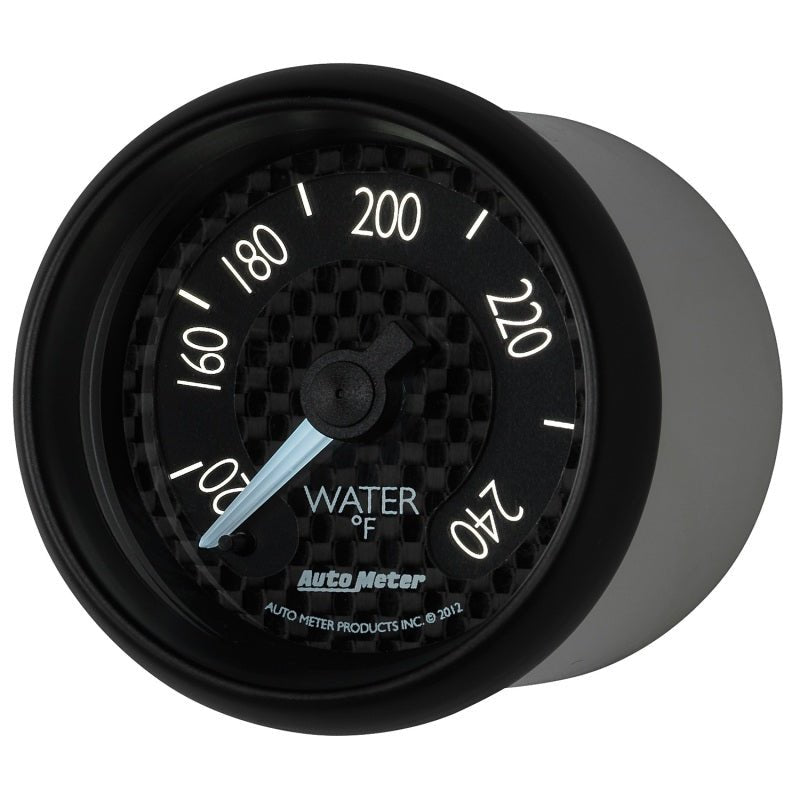 Autometer GT Series 52mm Mechanical 120-240 Deg F Water Temperature Gauge AutoMeter Gauges
