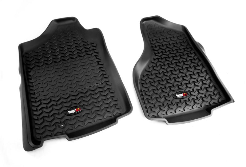 Rugged Ridge Floor Liner Front Black 2012-2016 Ford F-250 / F-350 Regular / Extended Rugged Ridge Floor Mats - Rubber