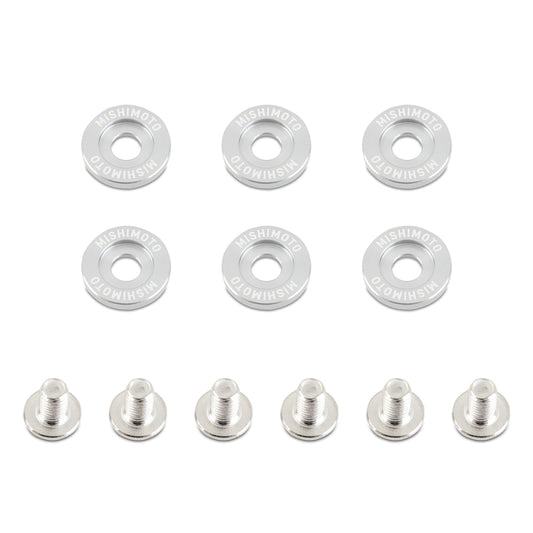 Mishimoto Small Fender Washer Kit (6pcs) - Silver